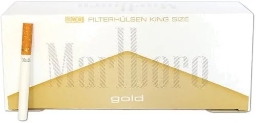 Marlboro Gold Hülsen 200er